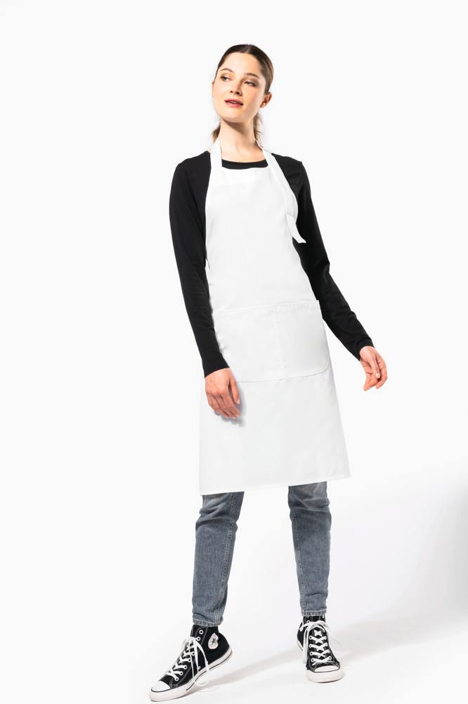 K8010 - Bei hohen Temperaturen waschbare Schürze aus Baumwollpolyester