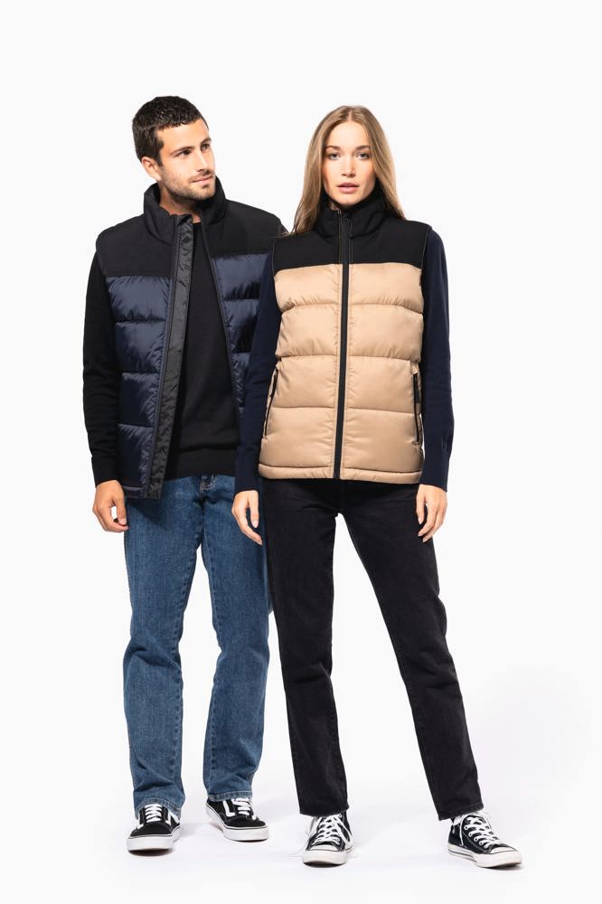 K6162 - Gesteppter Unisex-Bodywarmer in zwei Farbtönen