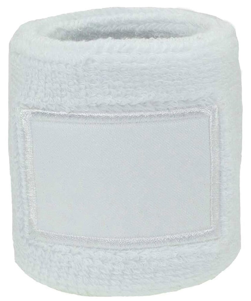 Nilton's Frottier Armschweißband mit Label - Weiß (WHITE) / Weiß