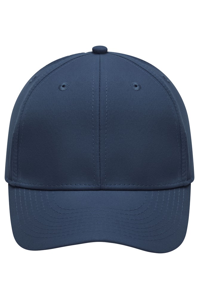 6 Panel Polyester Peach Cap - Navy (ca. Pantone 289C)