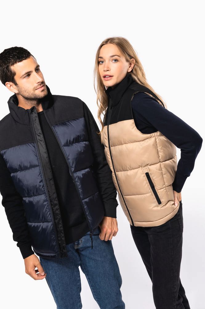 K6162 - Gesteppter Unisex-Bodywarmer in zwei Farbtönen