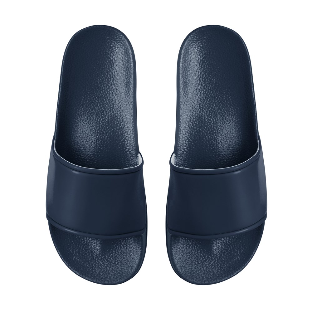 Badelatschen Unveredelt Classic - navy blau