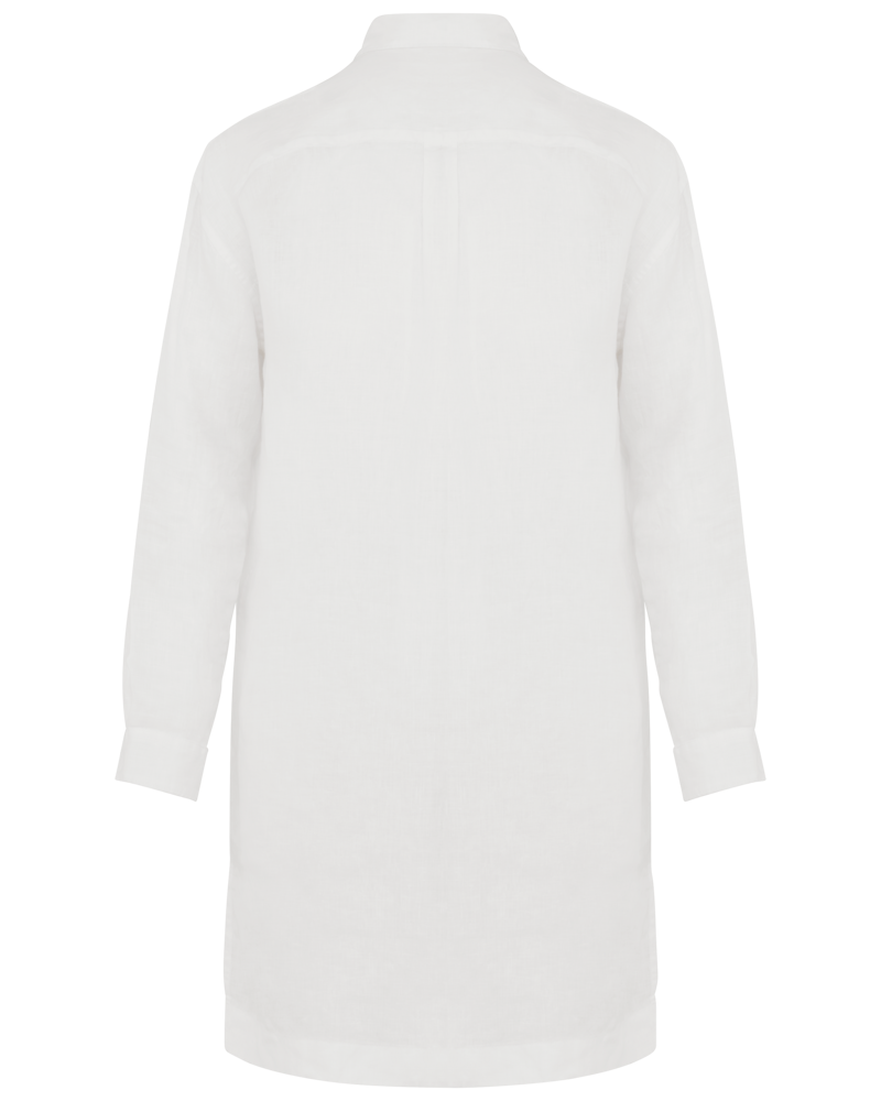 SP5008 - Hemdblusenkleid aus Leinen für Damen