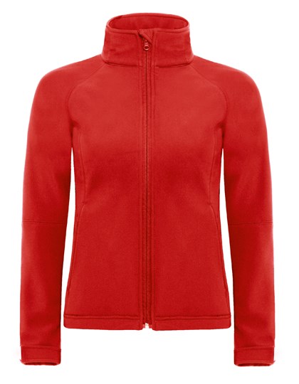 B&C COLLECTION - Women´s Hooded Softshell - Red