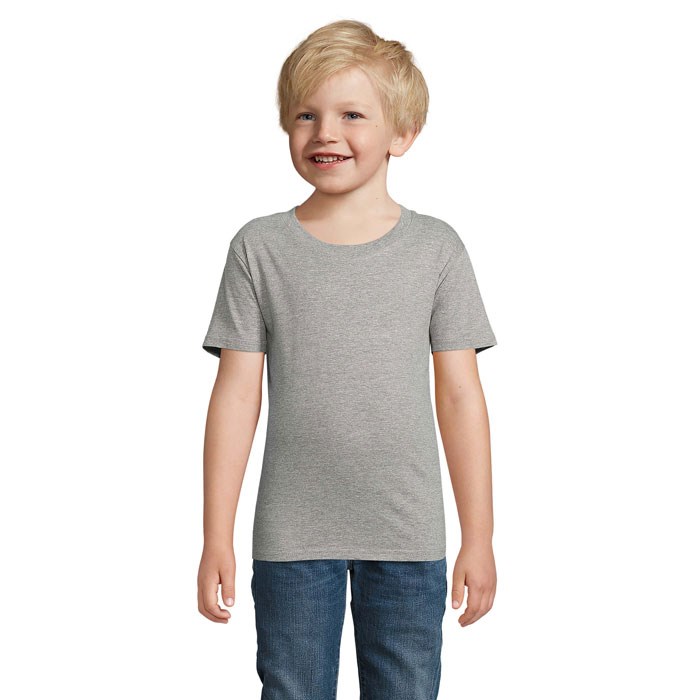 PIONEER KIDS - PIONEER KINDERT-SHIRT 175g - Graue Melange