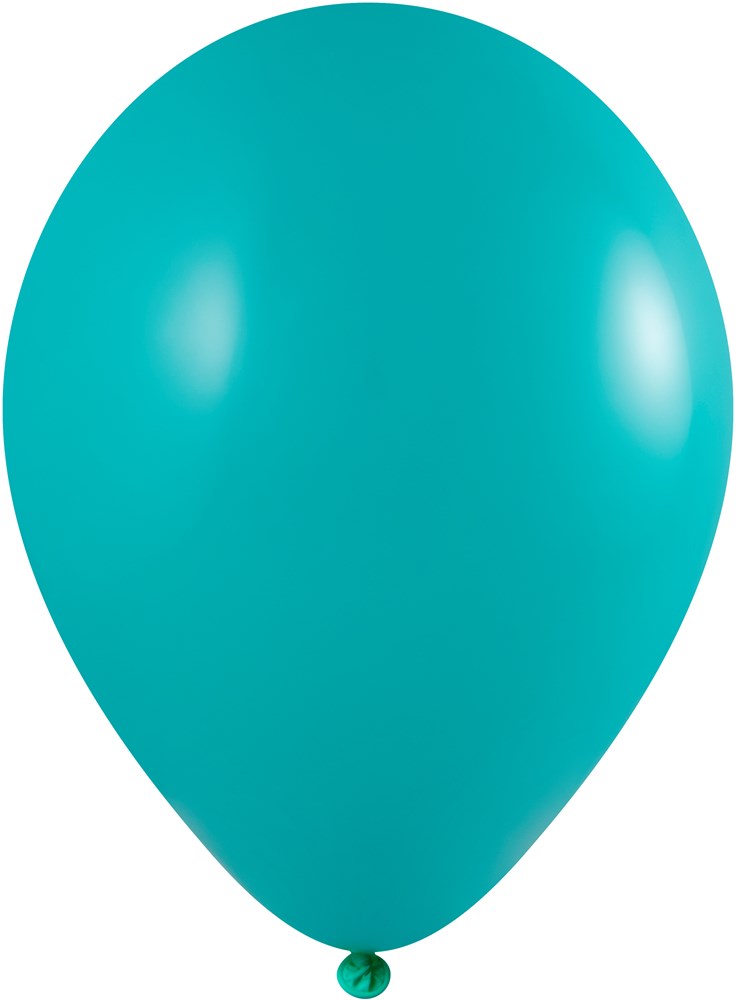 Bedruckte Ballons 85/95 cm - Ø 33 cm -11 inch - Türkisgrün (1083) Pastel (± PMS 3262)