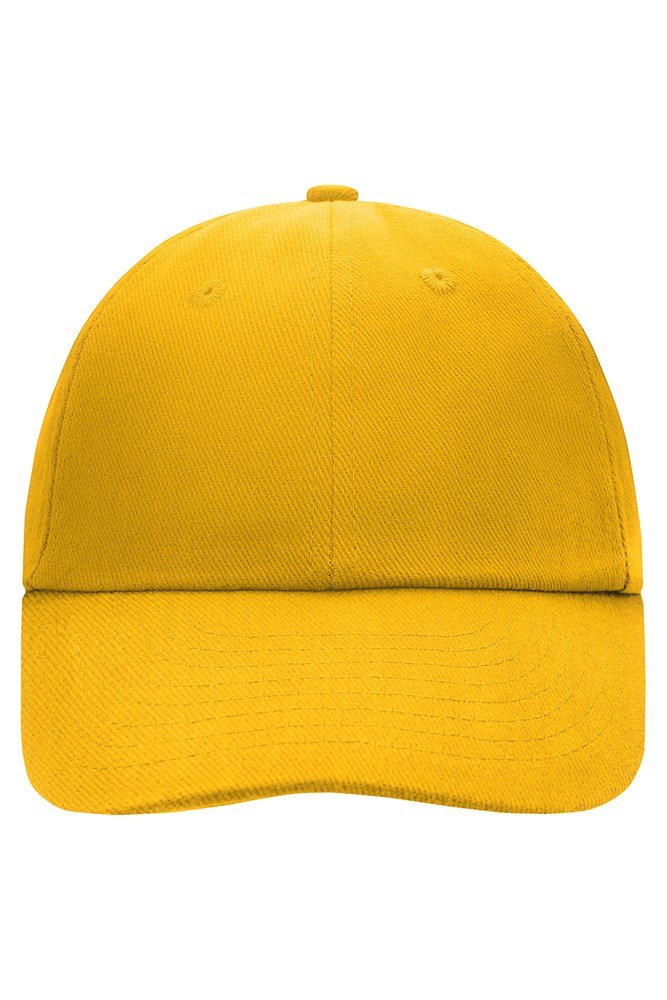 6 Panel Raver Cap - Gold-yellow (ca. Pantone 1235C)