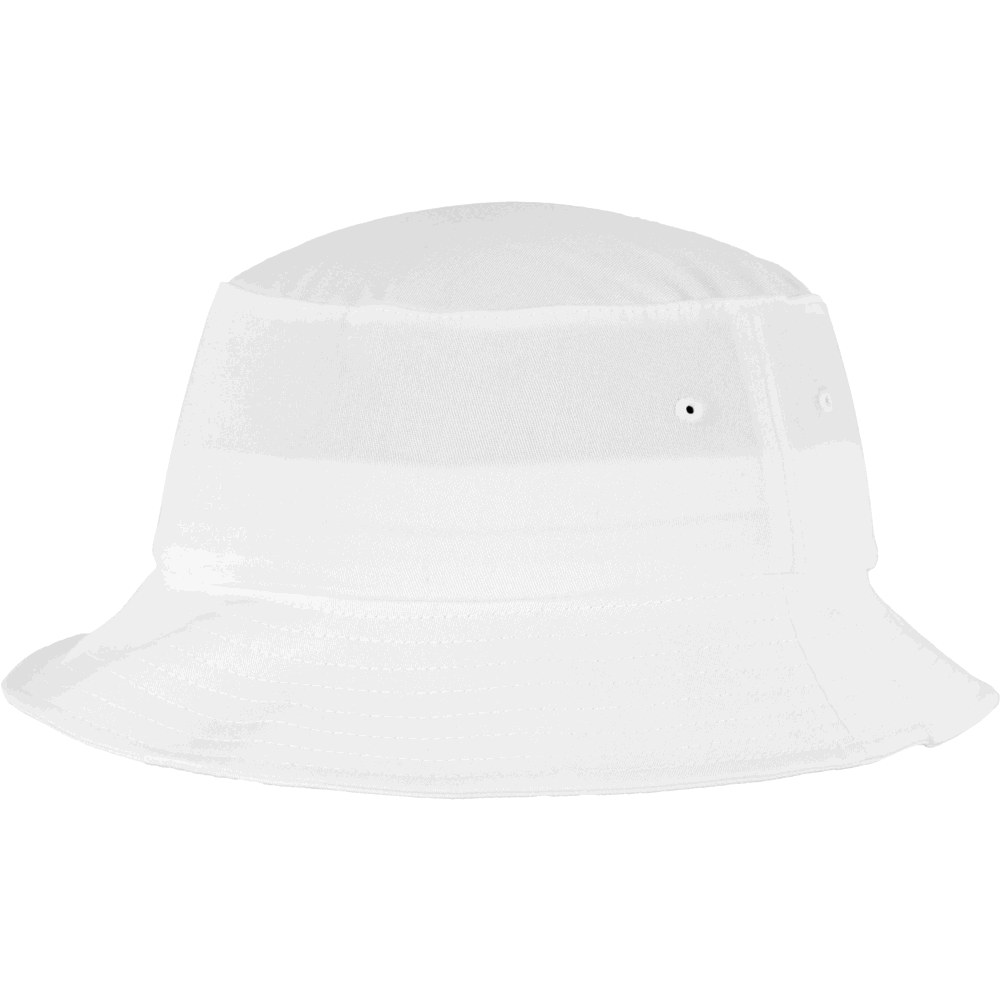 Flexfit Cotton Twill Bucket Hat - White