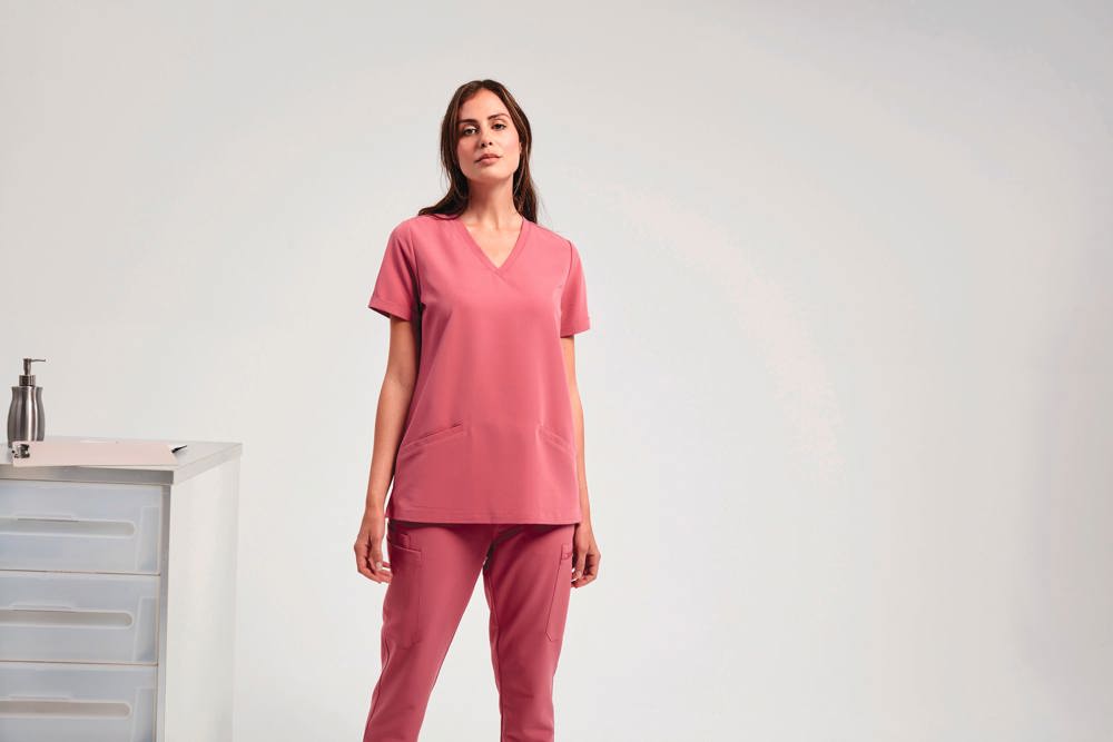 NN310 - Tunika mit Stretchanteil und kurzen Ärmeln, Damen