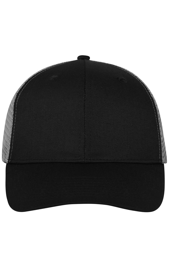 6 Panel Mesh Cap - Black/black/dark-grey (ca. Pantone blackC
7538C)