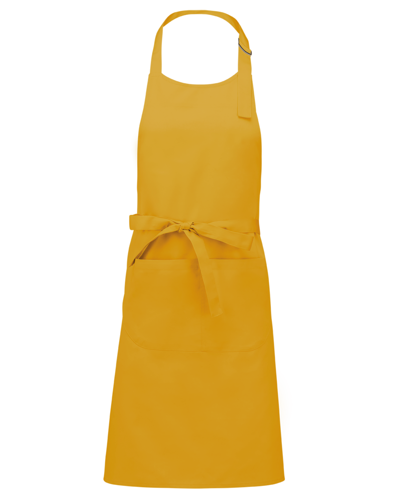K890 - Sommelier-SchürzeMischgewebe - Mustard