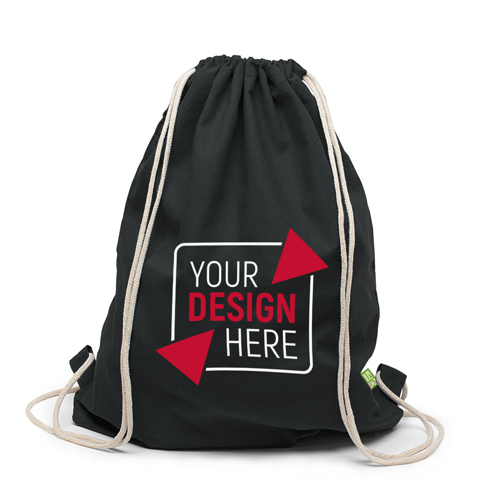 MONTREAL – Bio-Baumwollrucksack mit Kordelzug