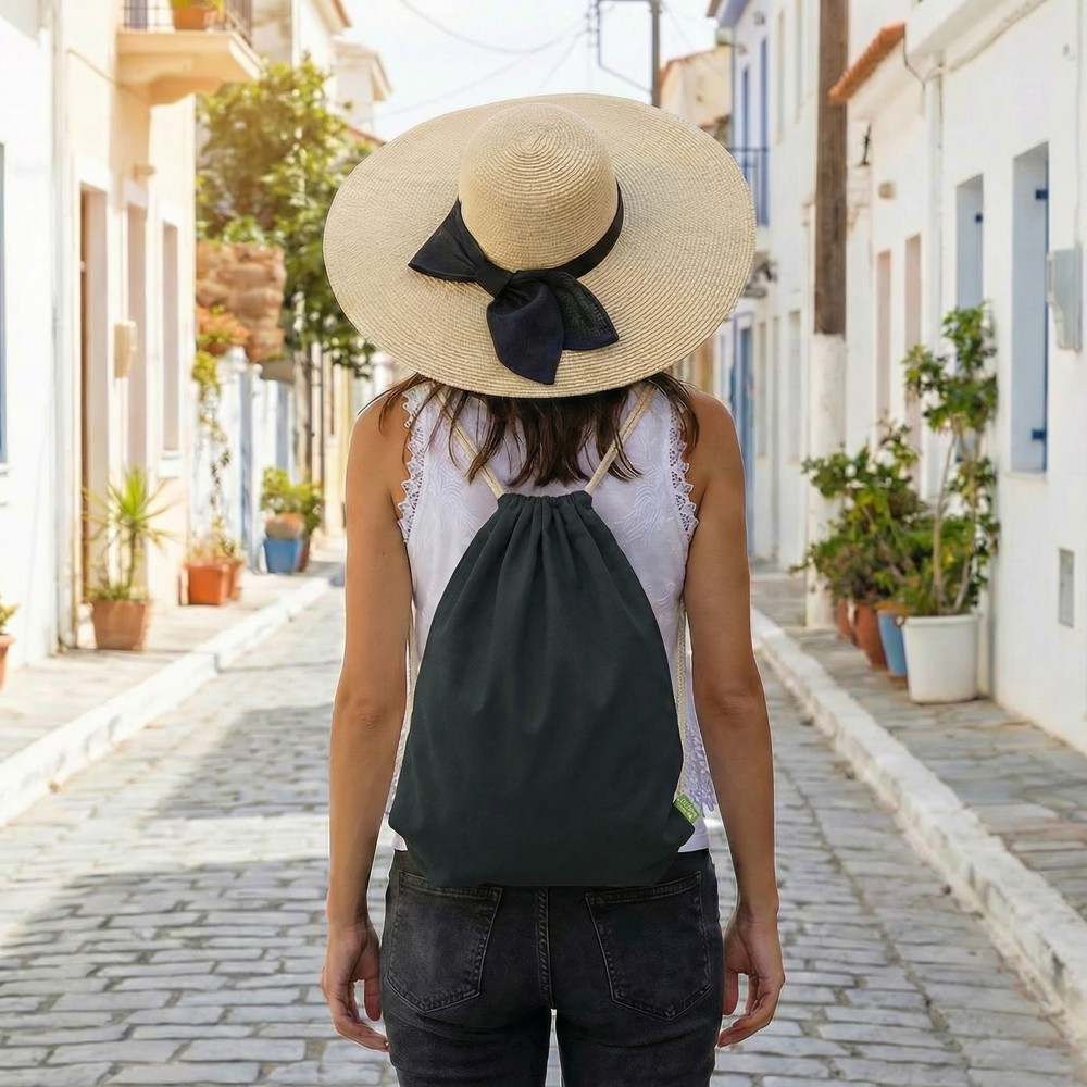 MONTREAL – Bio-Baumwollrucksack mit Kordelzug