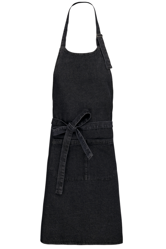K885 - SommelierSchürze - Black Denim