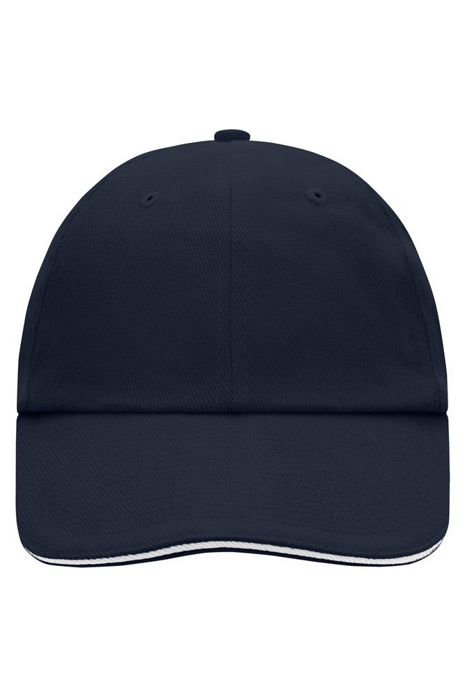 6 Panel Raver Sandwich Cap - Navy/white (ca. Pantone 2767C
white)