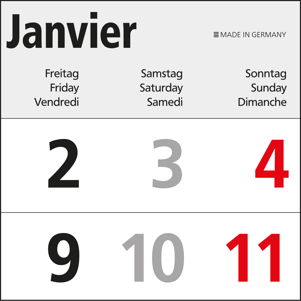 5-Monatskalender Einblatt Commerce 5 Post A EXPRESS