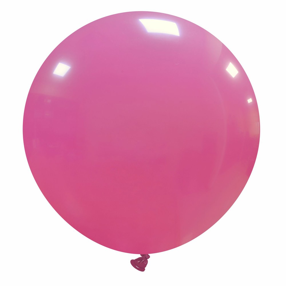 Bedruckte Riesenballons – Ø 150 cm / Umfang 470 cm / 59 Inch, Transparant (38), 450 cm omvang 150 cm Ø 60 inch, Pastel, 2 (2-zijdig gelijke bedrukking) - Magenta (02)