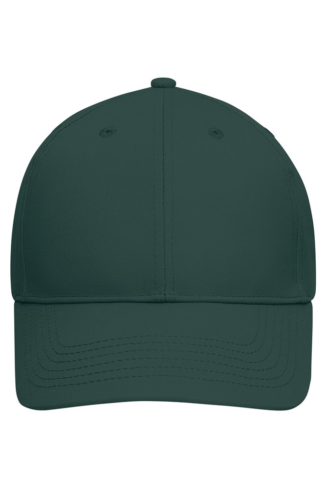 6 Panel Cap Organic Cotton - Smoky-green (ca. Pantone P 123-8 U)
