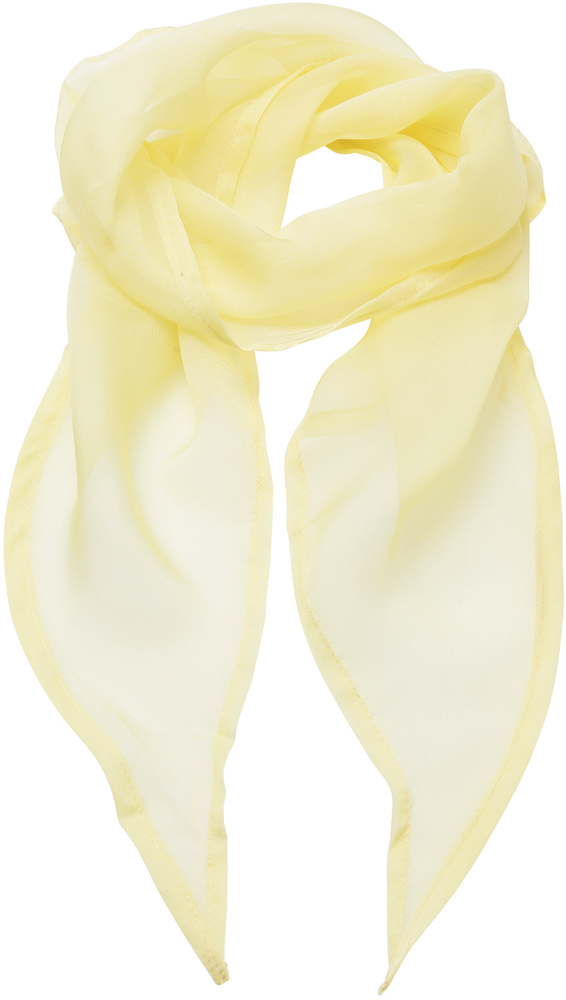 PR740 - Ladies Chiffon Scarf - lemon