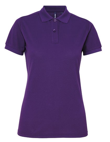 Asquith & Fox - Women´s Polycotton Blend Polo - Purple