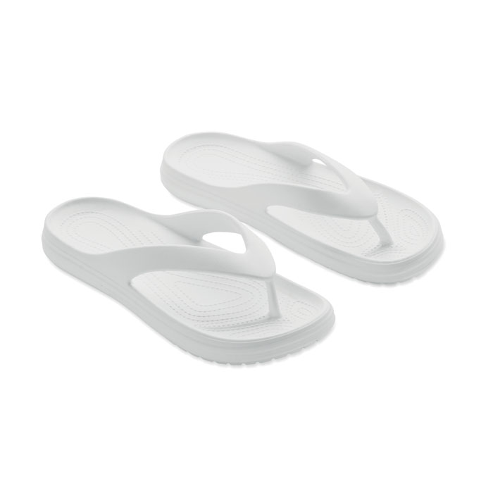 EVASLIP - Zehensandalen Größe 38/39 - weiß