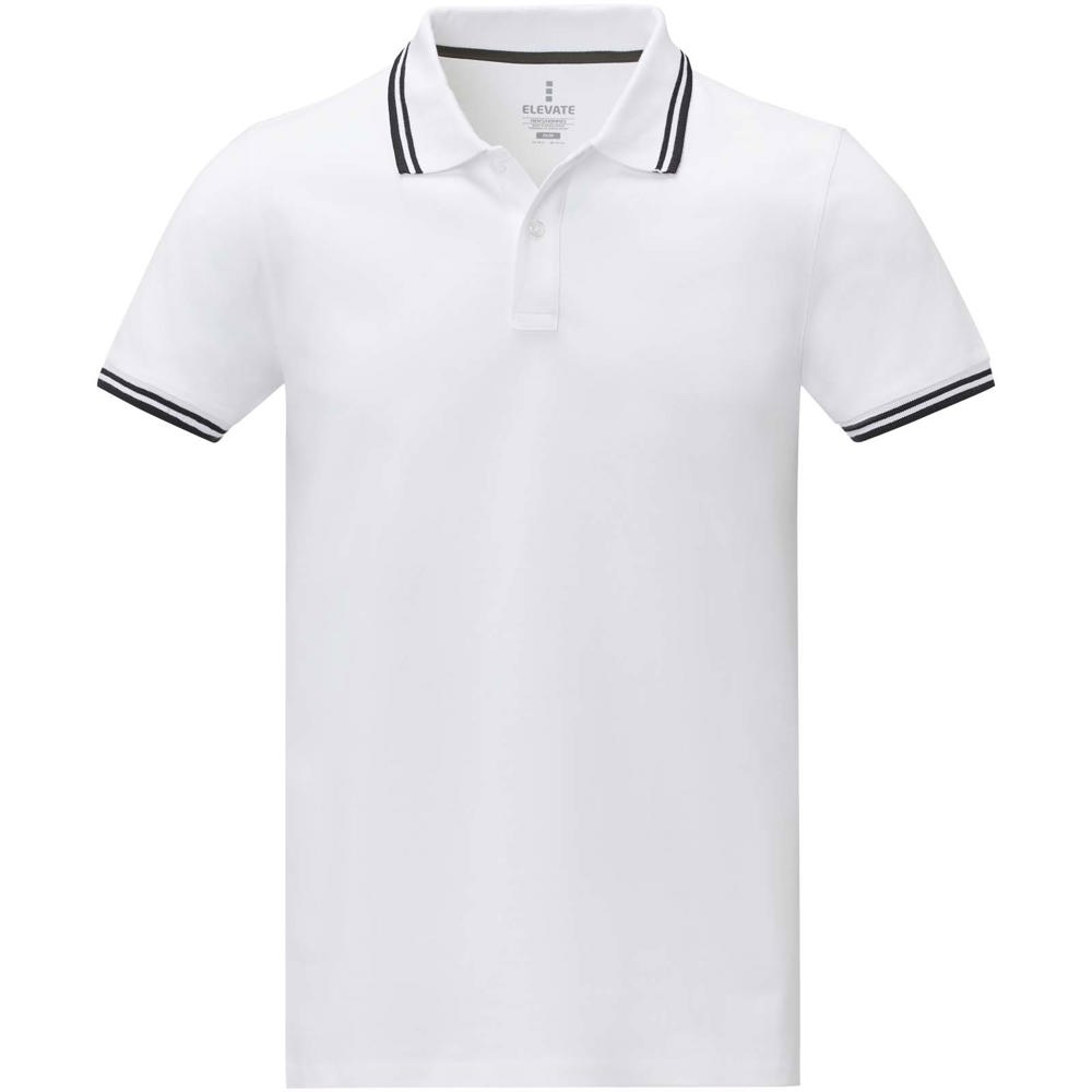 Amarago 200 g/m² Polo mit abgesetztem Rand für Herren