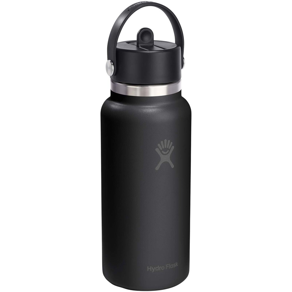 Hydro Flask Wide Mouth 946 ml isolierte Edelstahl Trinkflasche mit Strohhalmverschluss