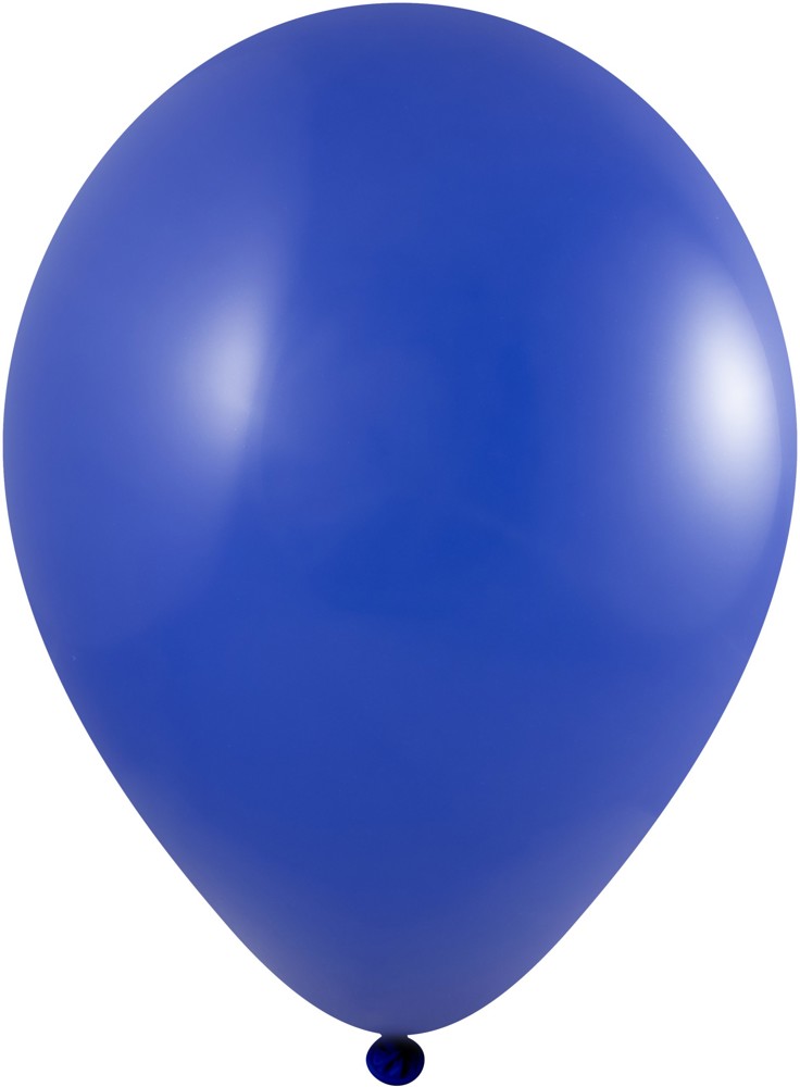 Luftballons mit Druck Qualityprint Ø 35 cm / Umfang 90-100 cm / 12 Inch, Licht blauw Metallic (2650), Metallic, 2 kleuren, 1 drukzijde - Dunkelblau (1056)