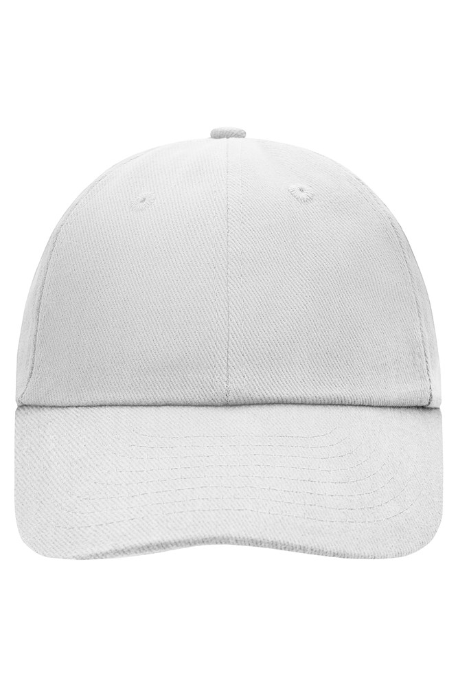 6 Panel Raver Cap - White (ca. Pantone white)