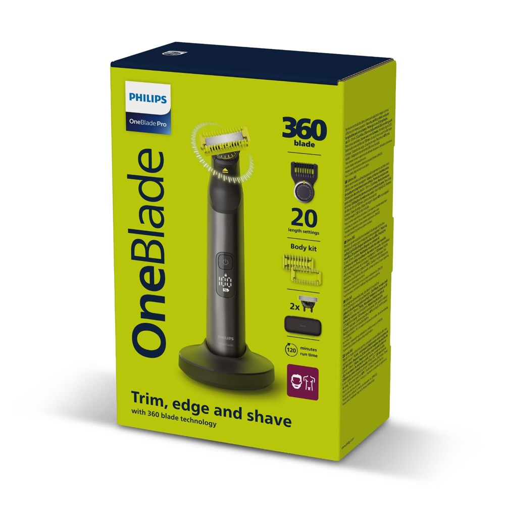 QP6652/61 Philips OneBlade Pro 360 Face + Body Trimmer
