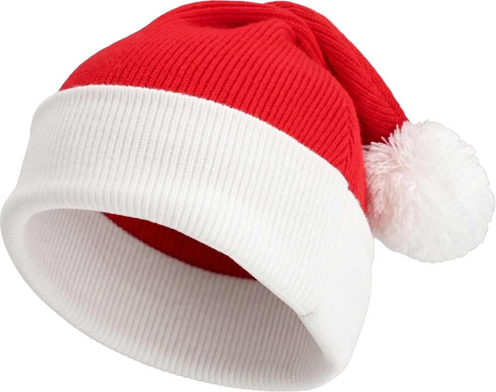 Nilton's Gestrickte Weihnachtsmütze mit Bommel