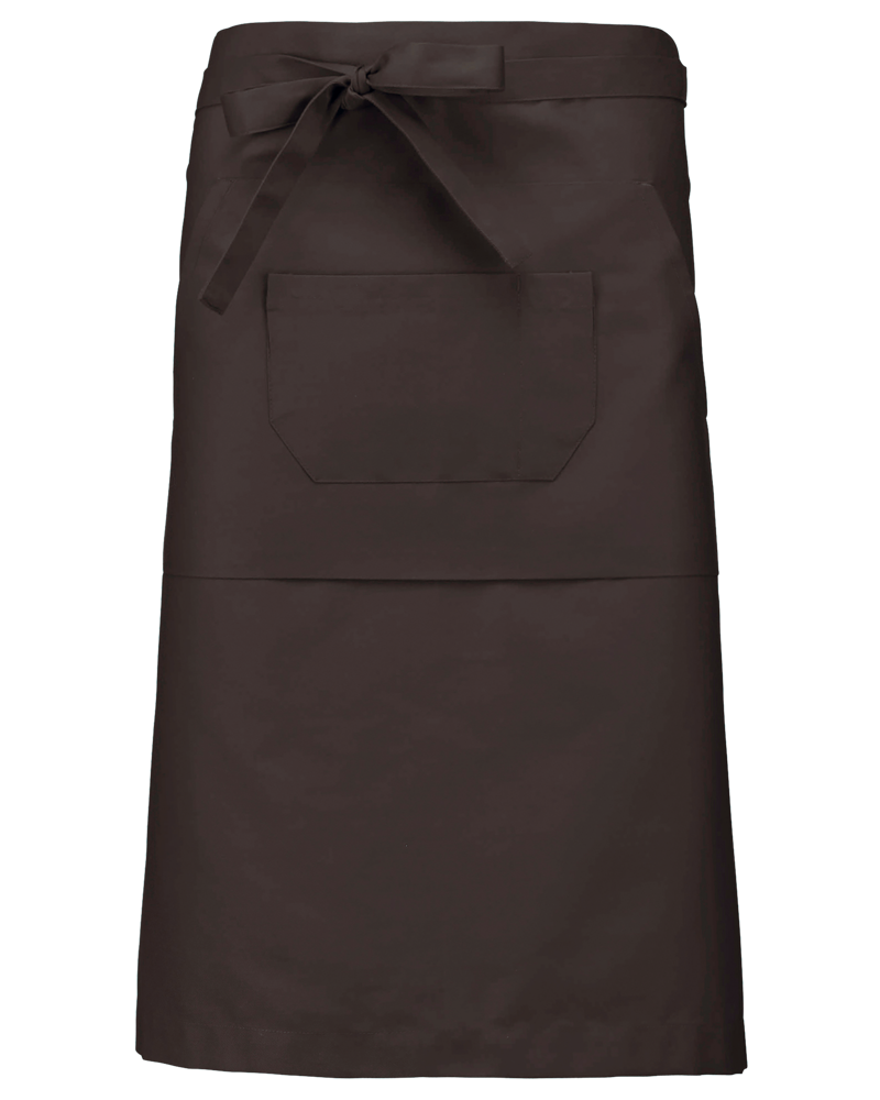 K897 - Lange Schürze - Chocolate