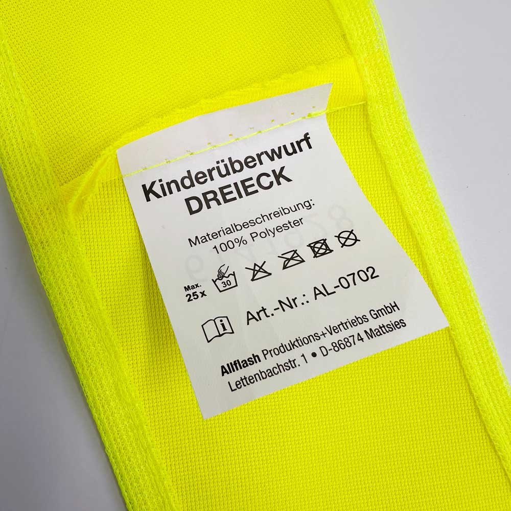 Allflash Kinderüberwurf DREIECK EASY