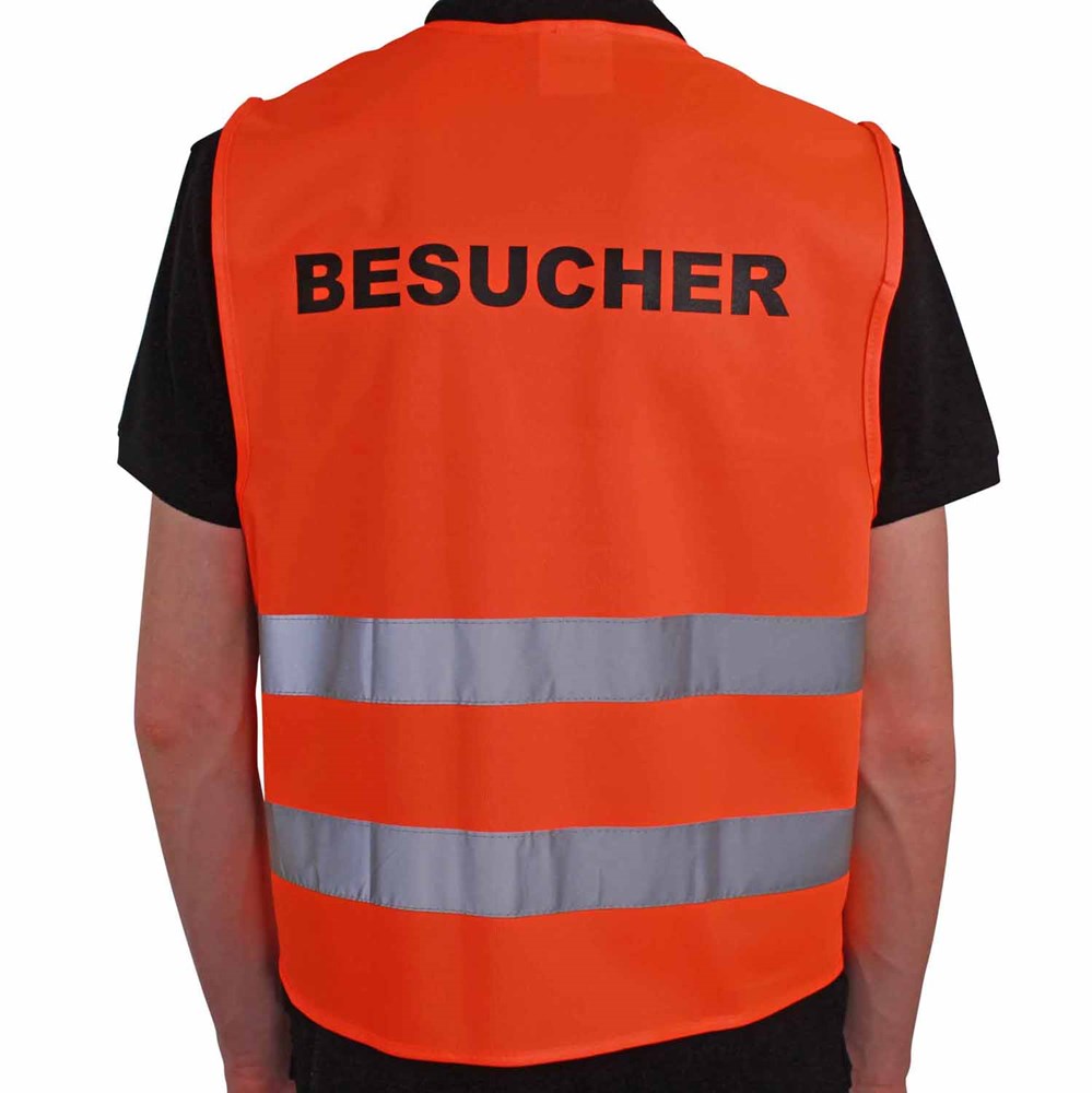 Allflash Qualitäts KFZ-Warnweste PREMIUM Besucher