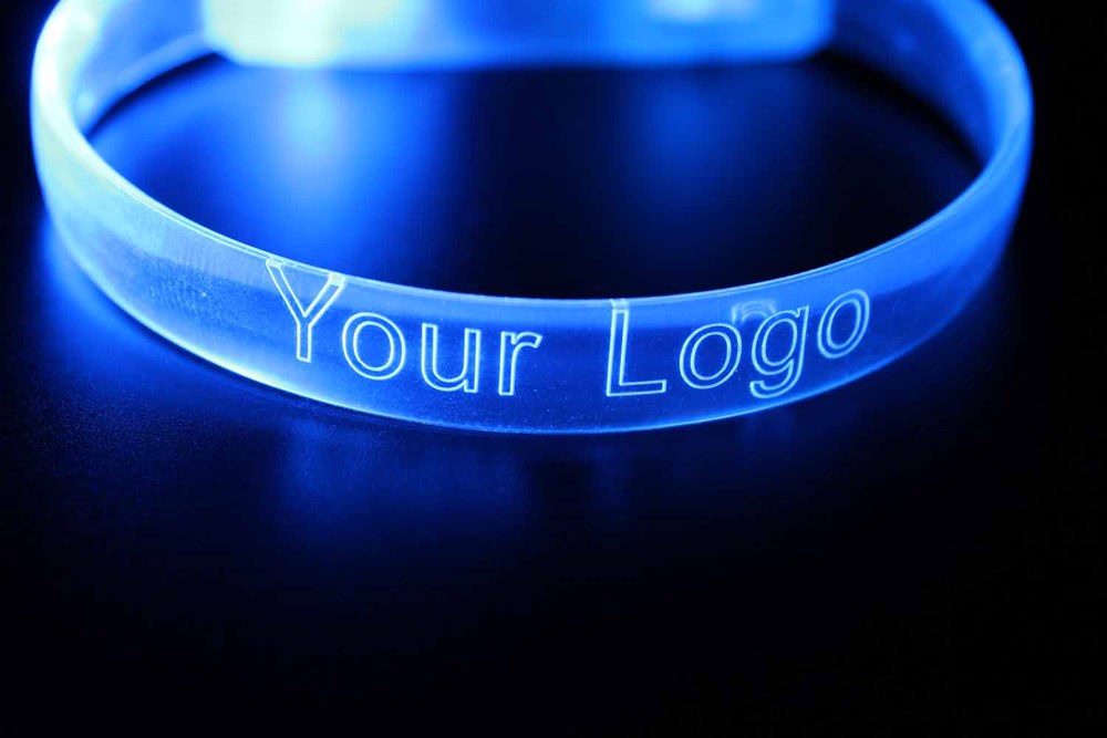 Allflash LED-Armband Multi Colour | mehrfarbig leuchtend - blau