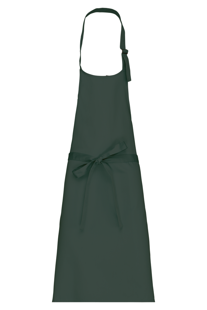 K895 - Baumwollschürze ohne Tasche - Bottle Green