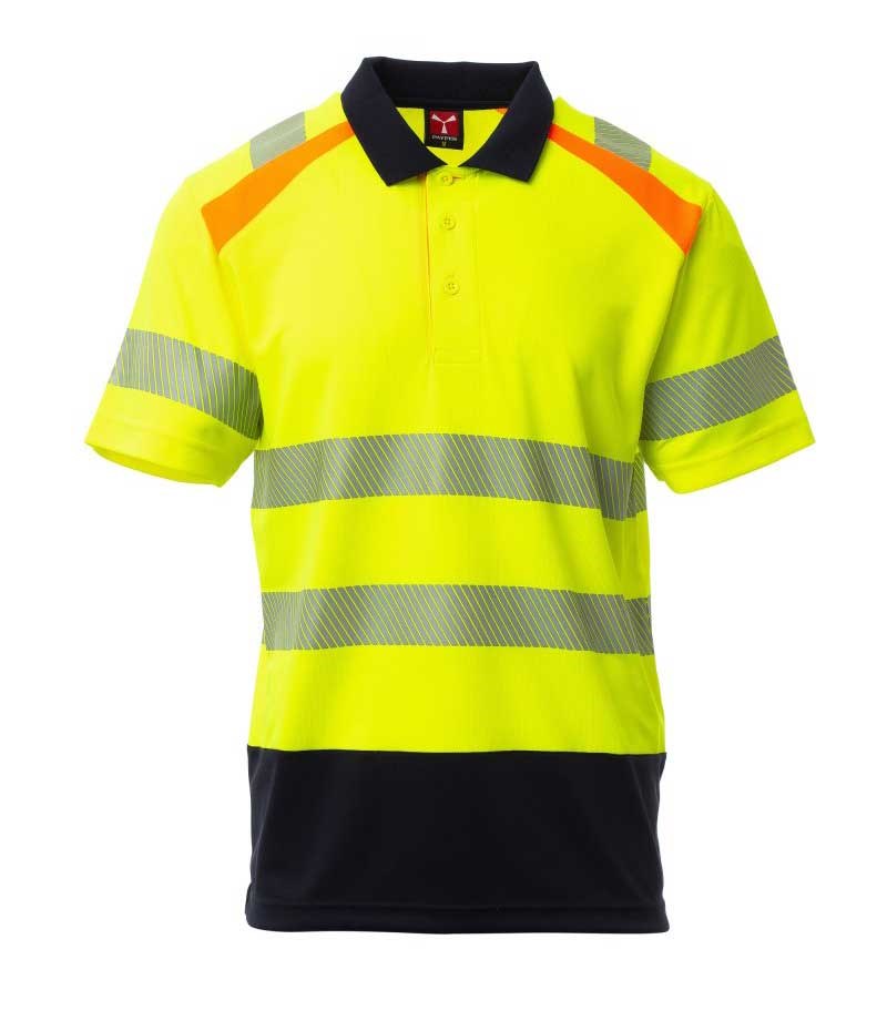 Allflash Reflex Polo-Shirt Lany - gelb/marineblau