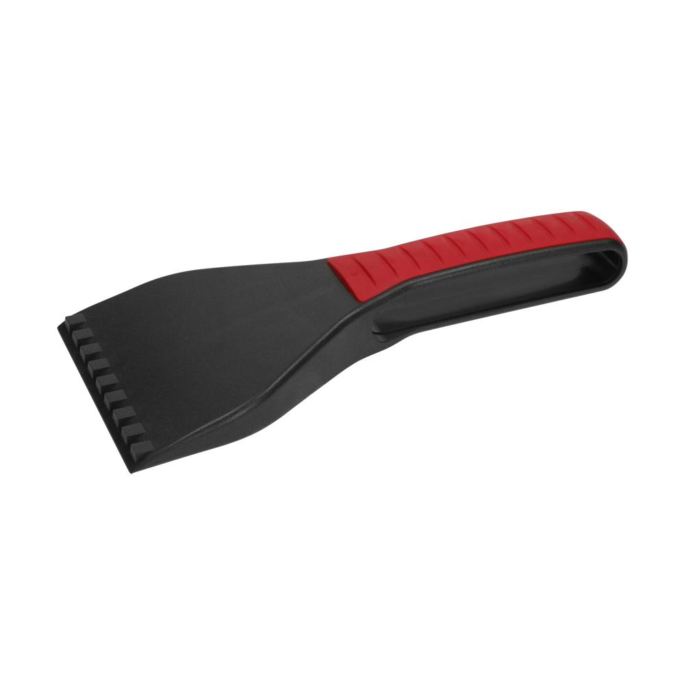 Eiskratzer "TopGrip - Clean Vision" - perlgrau/standard-rot