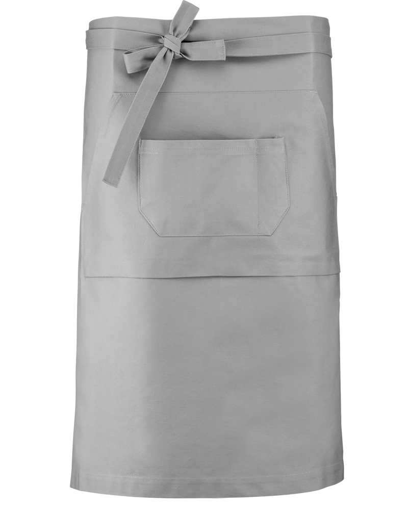 K887 - Barschürze Knielang - Light Grey