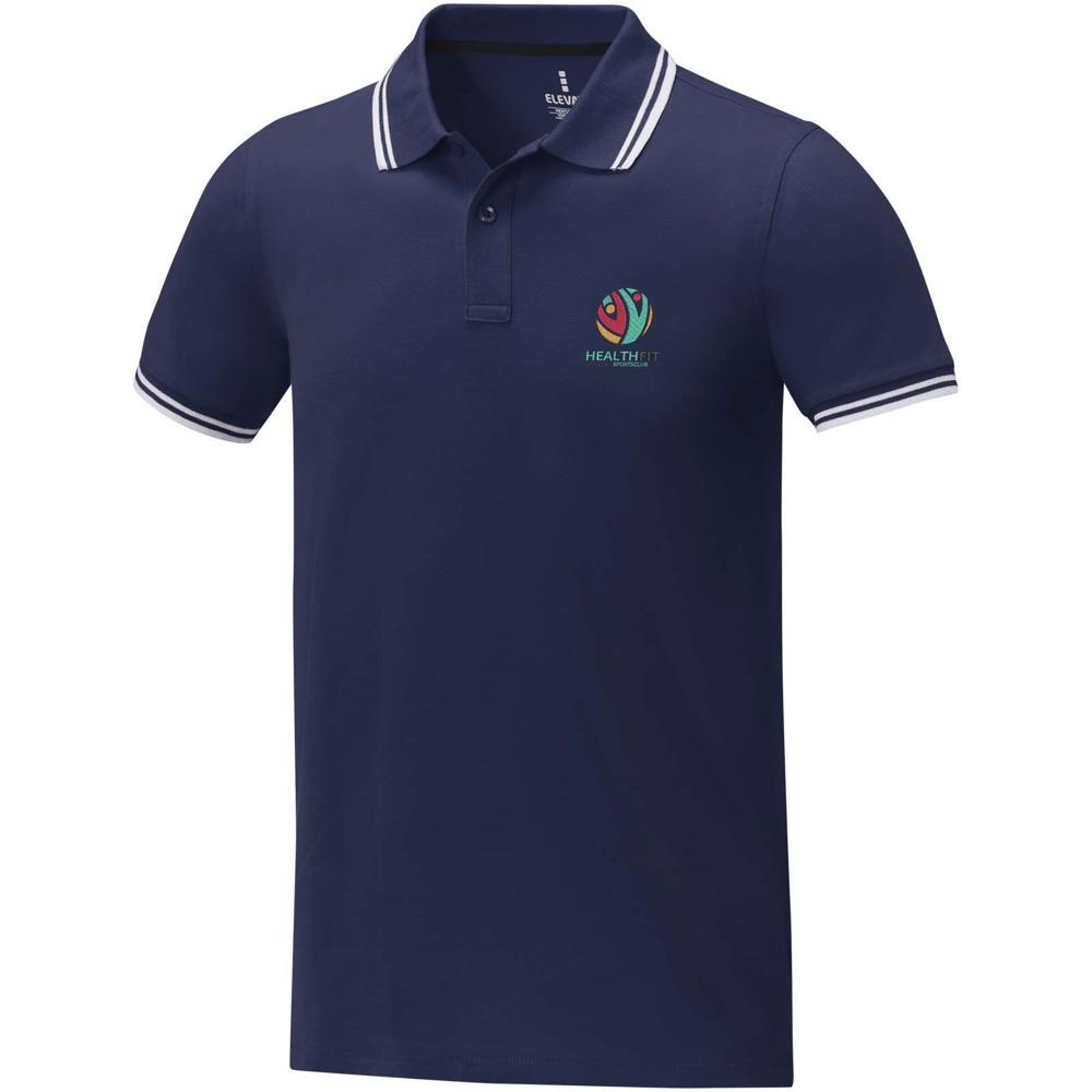 Amarago 200 g/m² Polo mit abgesetztem Rand für Herren