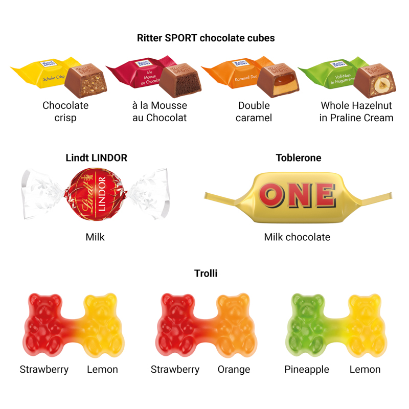 Adventskalender Eco L, Toblerone Tiny