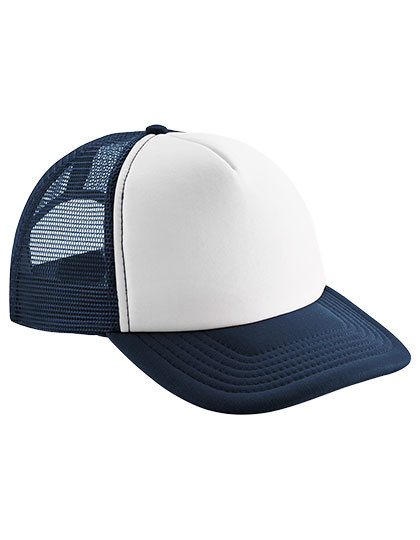 Beechfield - Junior Vintage Snapback Trucker - French Navy, White