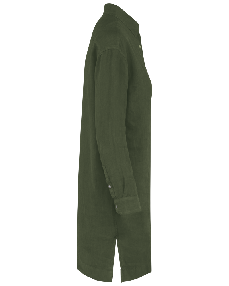 SP5008 - Hemdblusenkleid aus Leinen für Damen