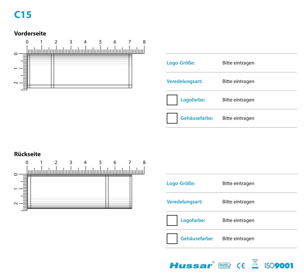 USB-Stick C15 USB 2.0 Flash Disk  32 GB SilberUSB 2.0 Flash Disk 32 GB