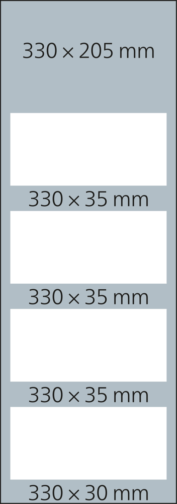 4-Monatskalender Mehrblock Quadro Light 4 EXPRESS