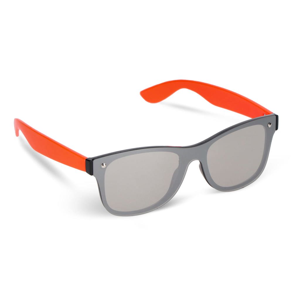 Justin R-PC Sonnenbrille mit verspiegelten Uni-Gläsern UV400 - Orange