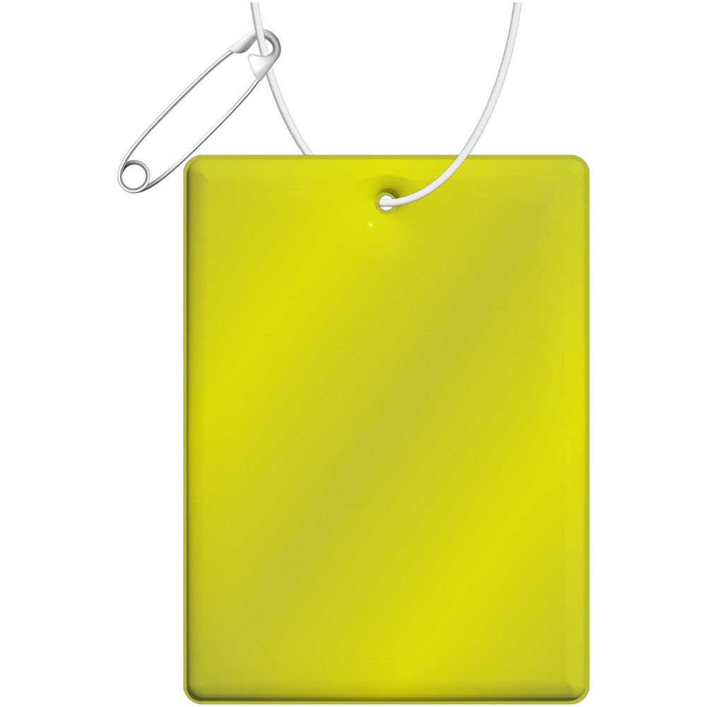 RFX™ H-12 rechteckiger reflektierender TPU-Anhänger groß