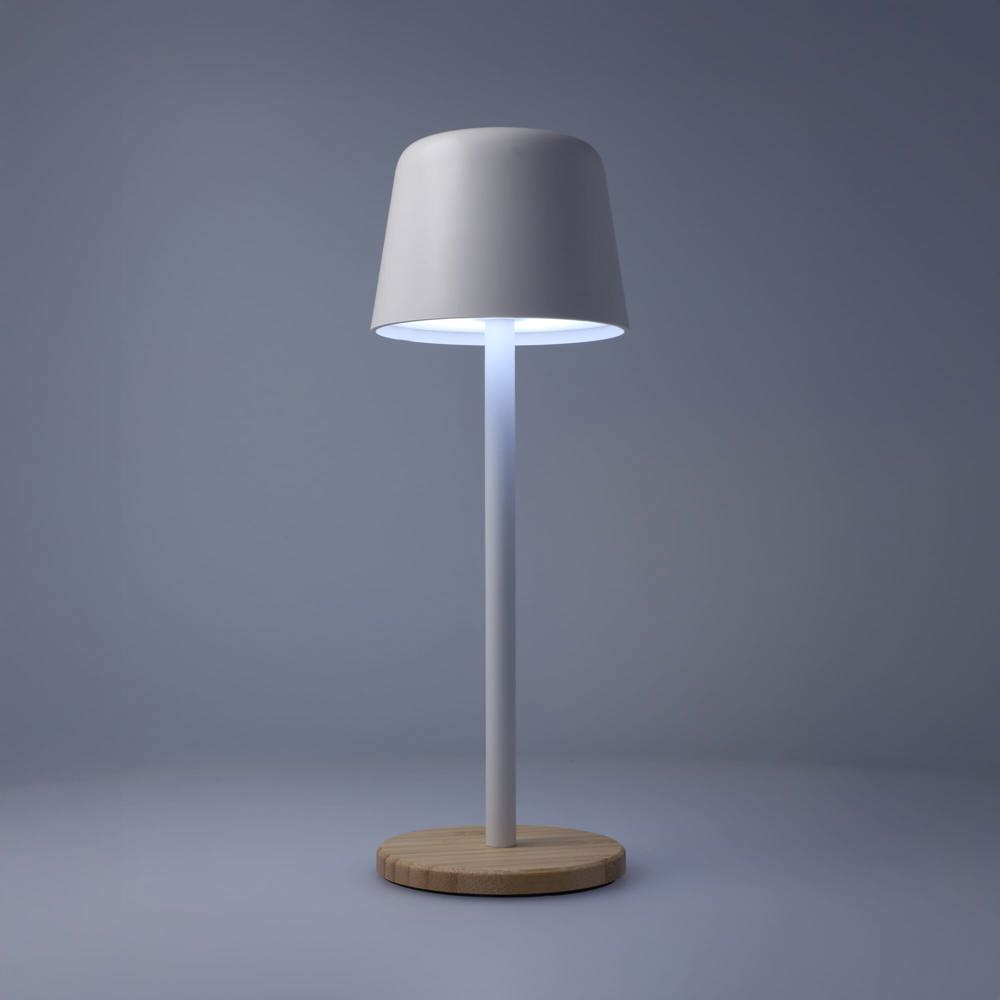 Solis Dimmbare Tischlampe mit Bambusfuß