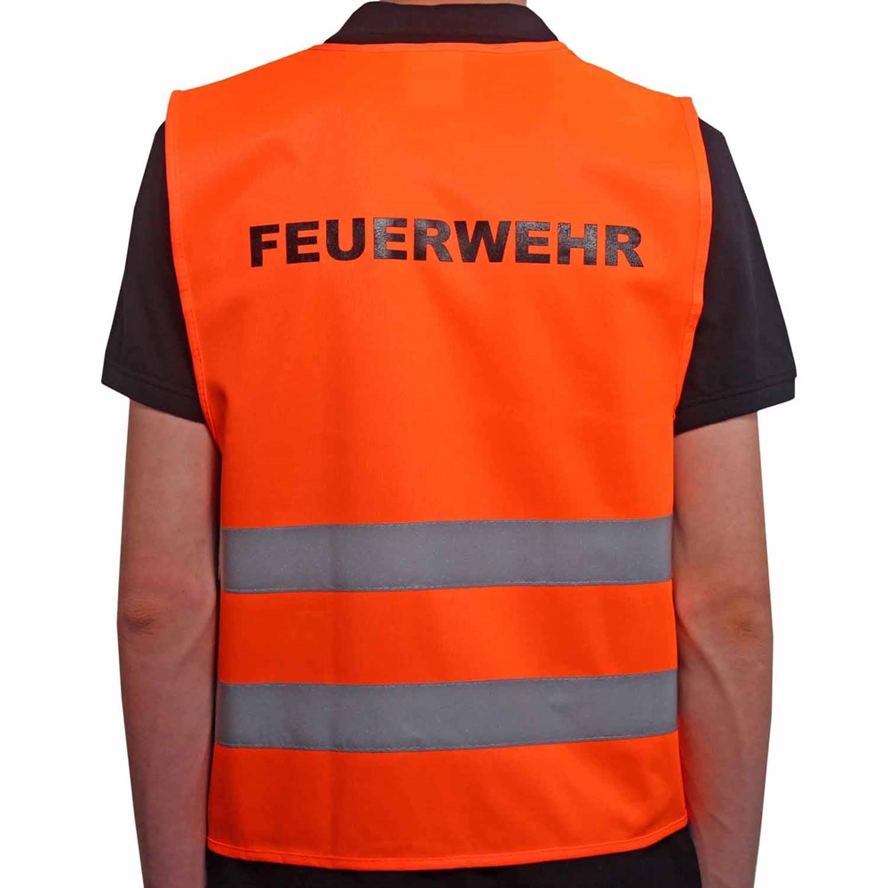 Allflash Qualitäts KFZ-Warnweste PREMIUM Feuerwehr