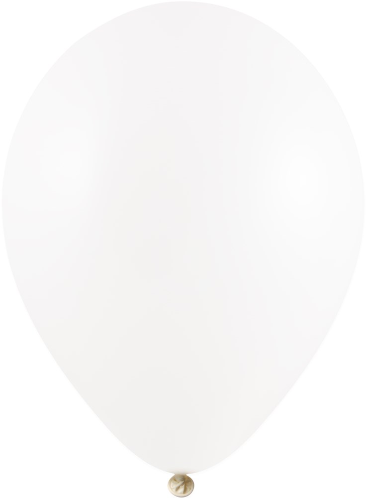 Bedruckte Ballons 85/95 cm - Ø 33 cm -11 inch - Weiss (1100) Pastel (± PMS 1100)